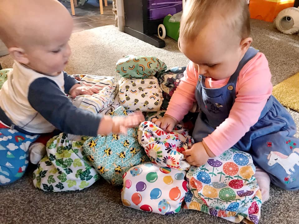 How to manage cloth nappies with twin babies